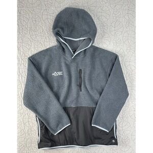 Backcountry GOAT Deep Pile Fleece Pullover Hoodie Patrol Gray / Men's XXL / LOGO